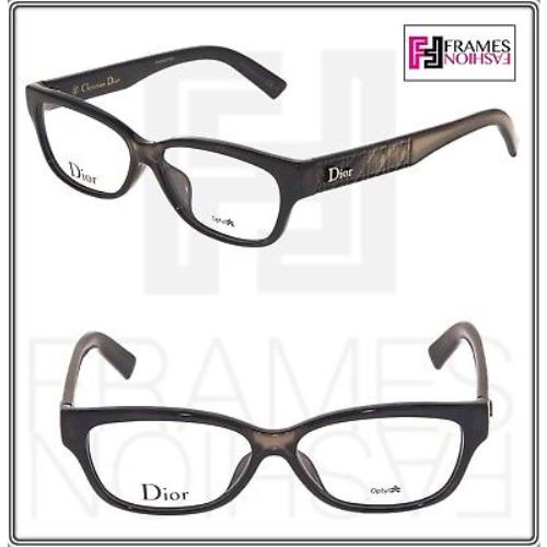 Christian Dior CD7082 Cannage Black Translucent Gold 53mm Optical Eyeglasses