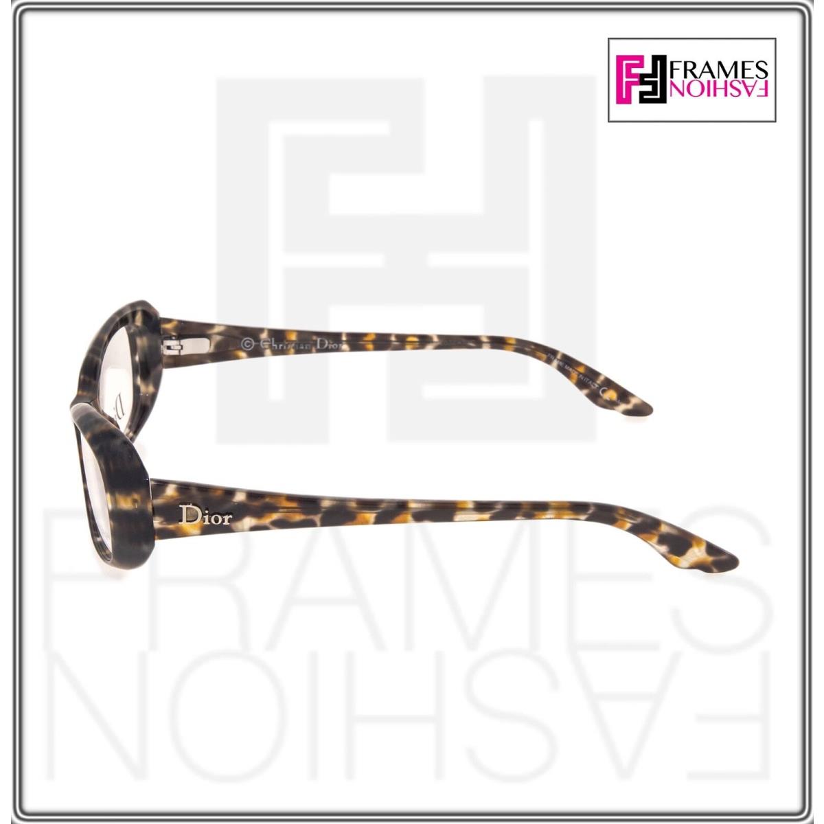 Christian Dior CD3213 Havana Panther Animal Square 52mm Optical Eyeglasses