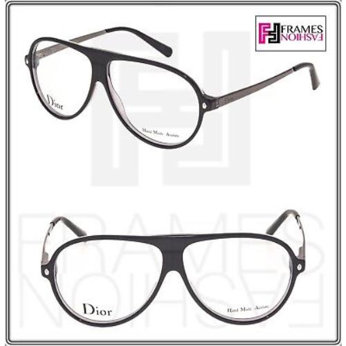 Christian Dior Les Marquises CD3226 Ruthenium Black Aviator Optical Eyeglass