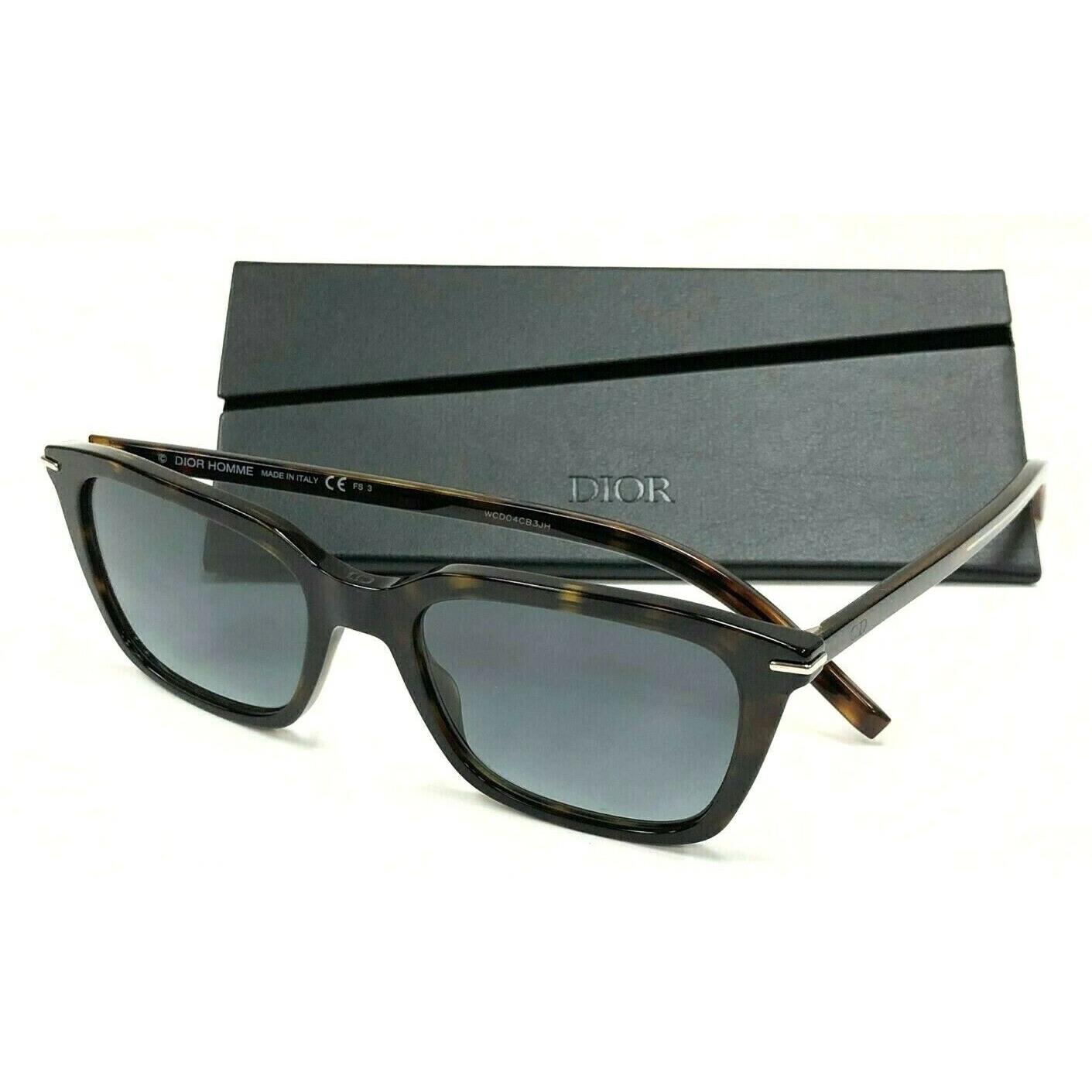 christian dior black tie 53mm sunglasses