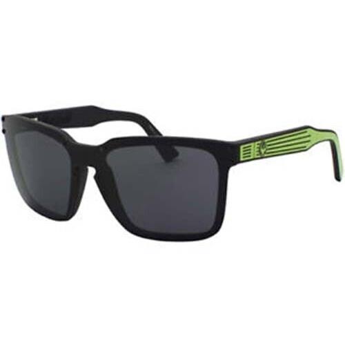 Dragon Alliance Mansfield Matte Lime Grey Sunglasses