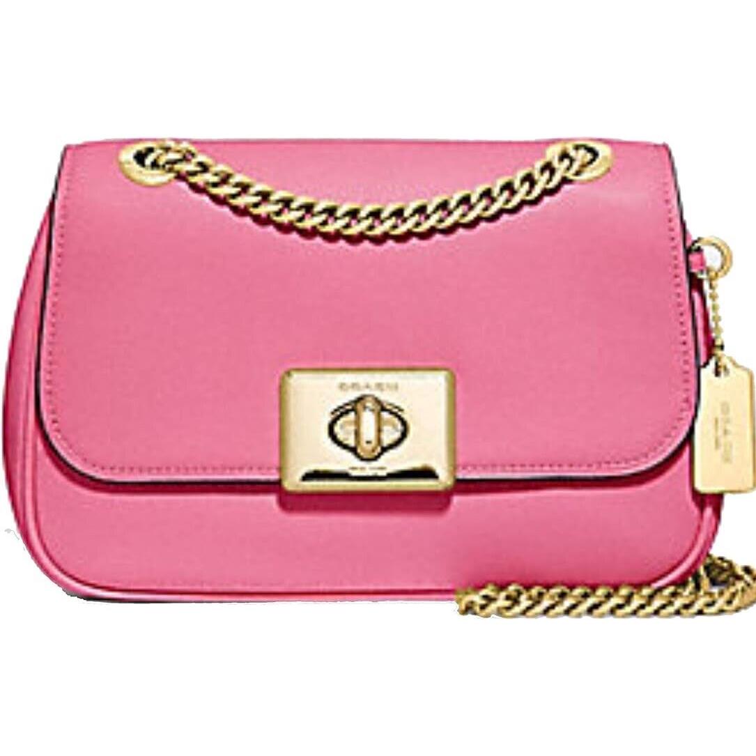 Coach Womens Mini Cassidy Crossbody-pink Ruby/gold