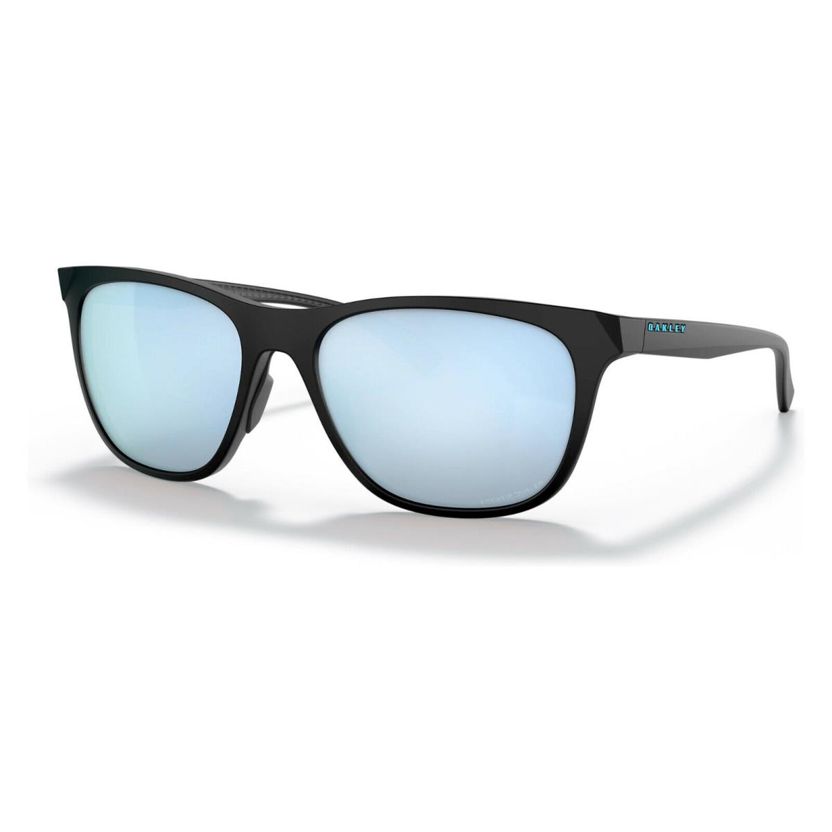 Oakley Leadline Sunglasses - Women`s - Matte Black W/prizm Deep Water Polarized - Matte Black Frame, Prizm Deep Water Polarized Lens