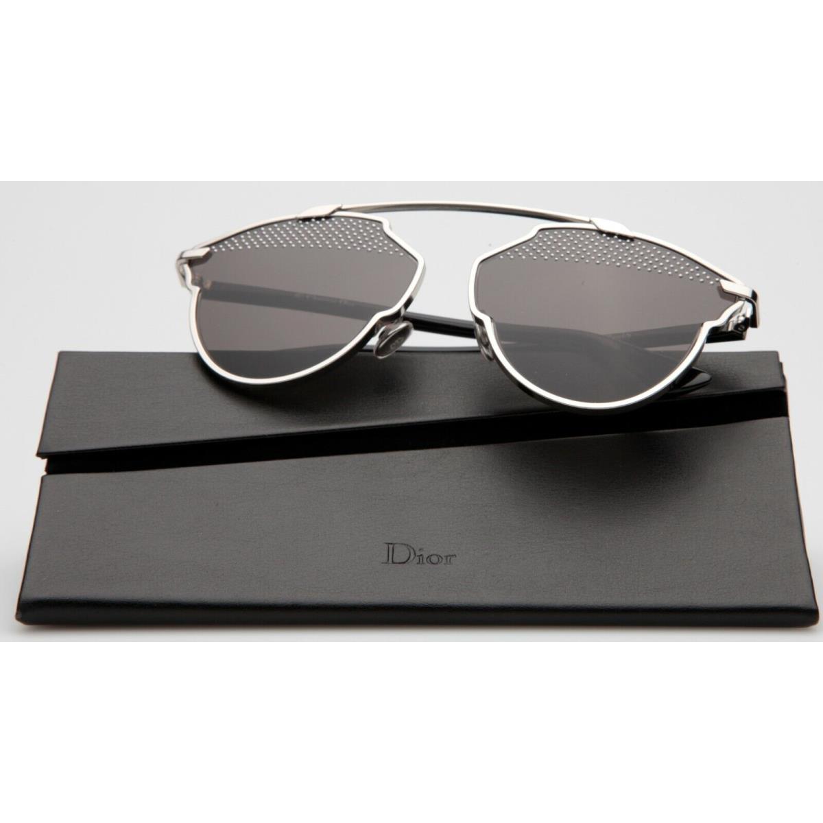 Christian Dior Diorsoreals 84JNR Palladium/black Sunglasses 59-13-140 Italy