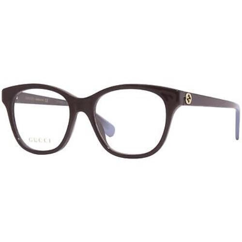 Gucci GG 0923O 004 Brown Plastic Square Eyeglasses 51mm