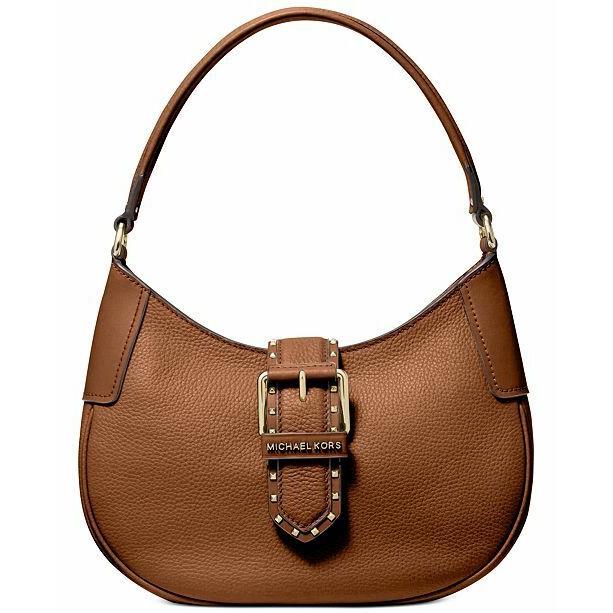 Kors Lillian Shoulder Bag Luggage Brown Leather