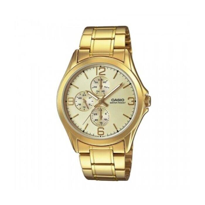 Casio MTP-V301G-9AUDF Analog Quartz Gold Color Stainless Steel Men`s Watch