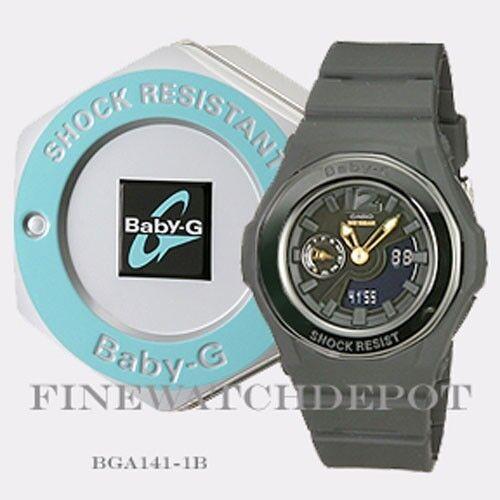 Casio Baby-g Classic Women`s Black Digital Analog Watch BGA141-1B