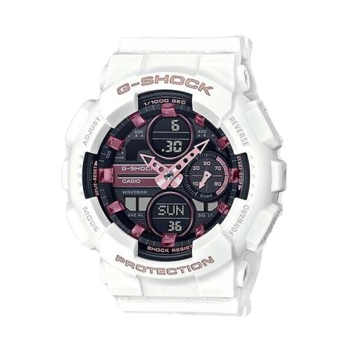 Casio G-shock Analog/digital Watch White Resin GMAS-140M-7A / GMAS140M-7A