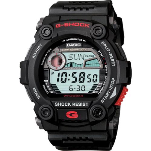 Casio G-shock Digital Rescue Black Resin Watch G7900-1D G7900-1