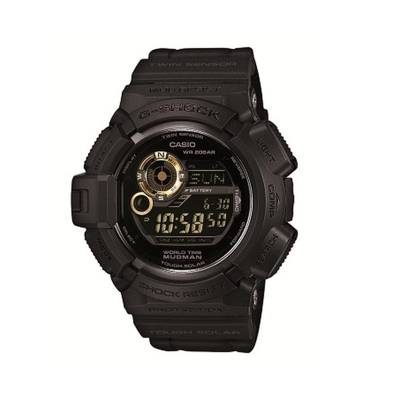 Casio G-shock Solar Mudman Black Resin Digital Men`s Watch INT-G-9300GB-1DR