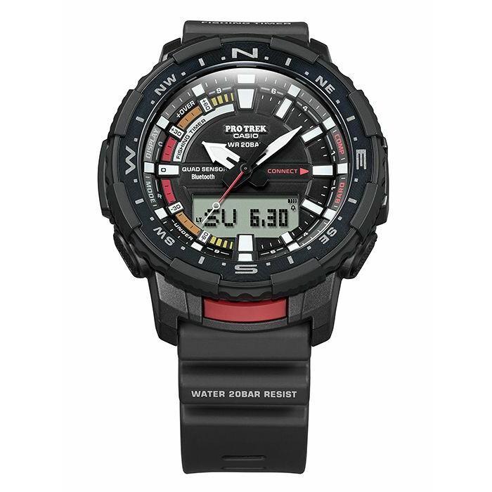 Casio Men`s Pro Trek PRT-B70-1 Quartz Sport Watch with Resin Strap - Quartz