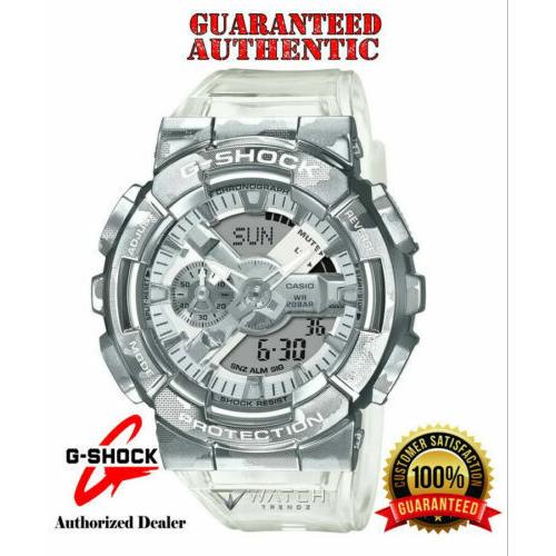 Casio G-shock GM110SCM-1A Camouflage Bezel Semi-transparent Camo Band Watch