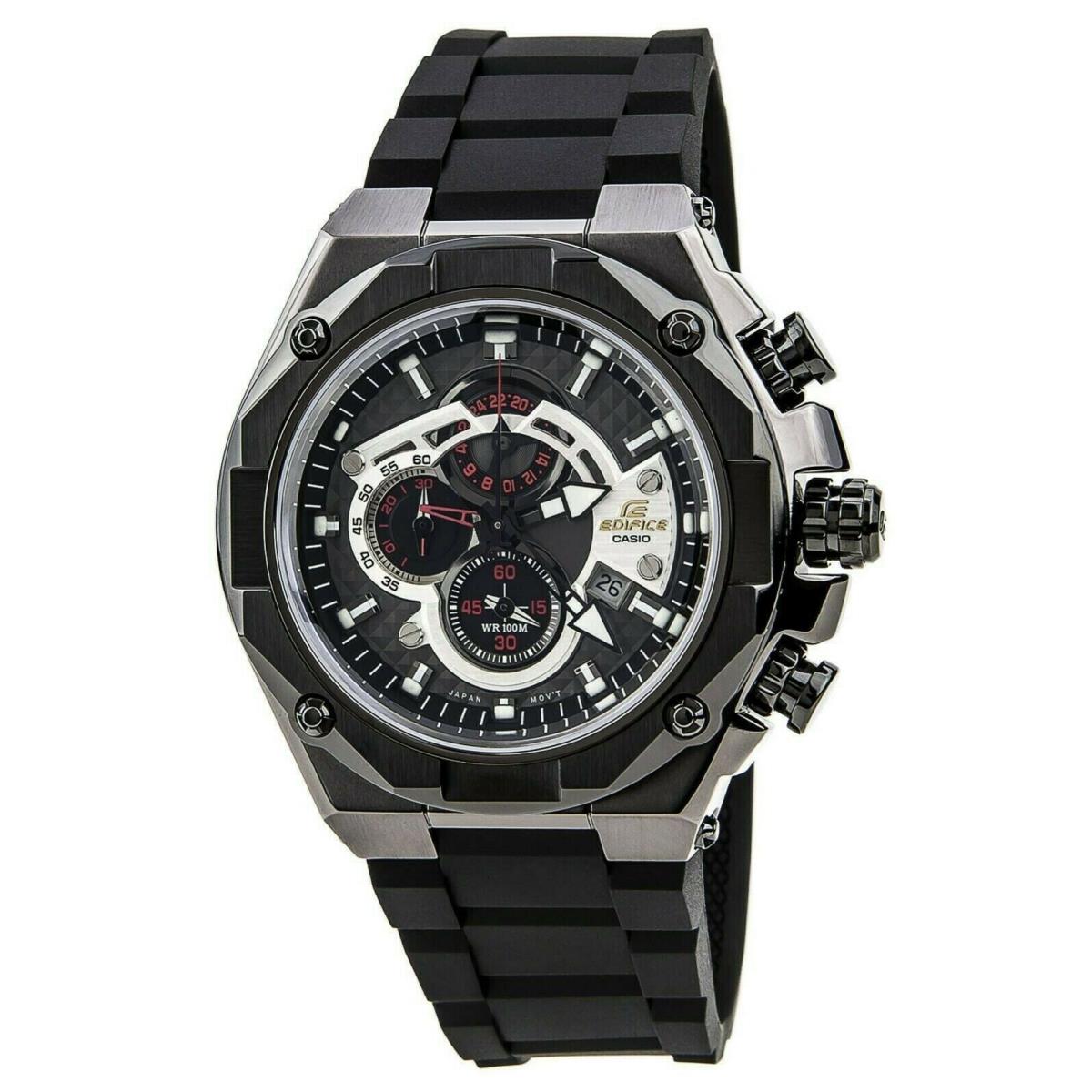 Casio Edifice Black Label Quartz Stainless Steel Gunmetal Strap EFX530P-1AV