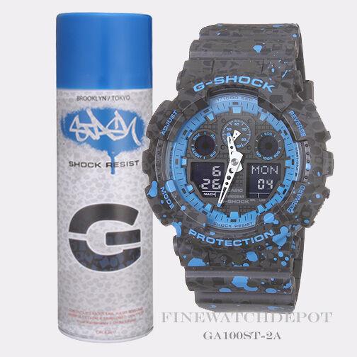 Casio G-shock Men`s Stash Collaboration Digital Watch GA100ST-2A Ltd