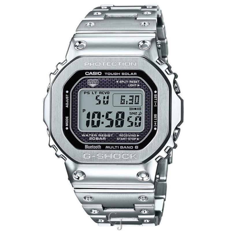 G-shock Solar Full Metal Silver-tone Bluetooth GMW-B5000D-1CR