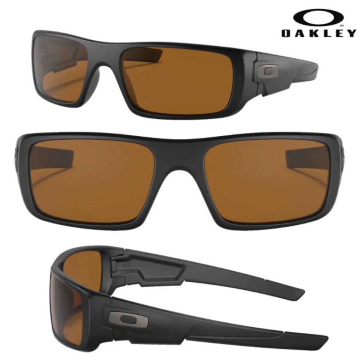 Mens Oakley Crankshaft Sunglasses OO9239-03 Matte Black / Dark Bronze