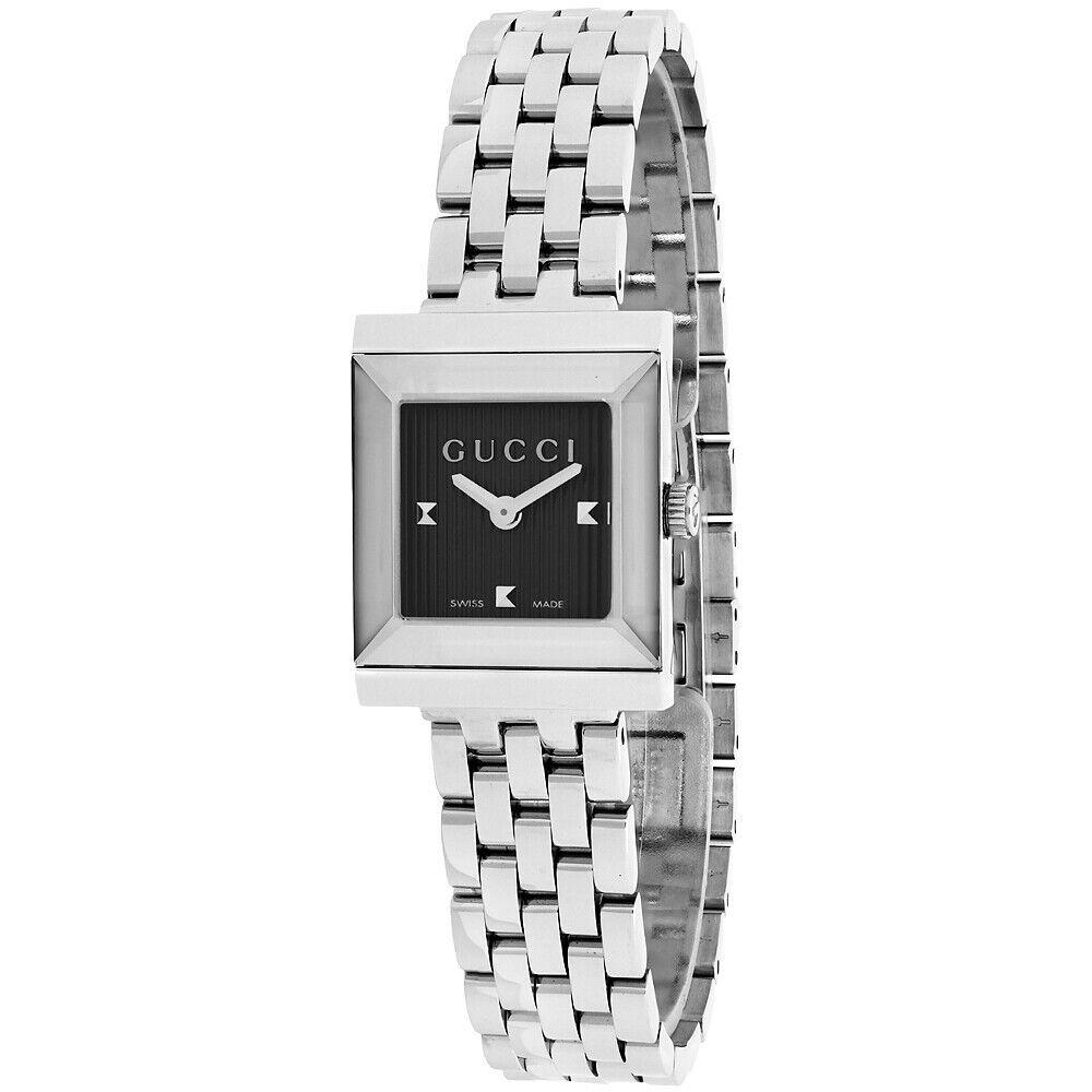 Gucci Women`s G-frame Black Dial Watch - YA128507