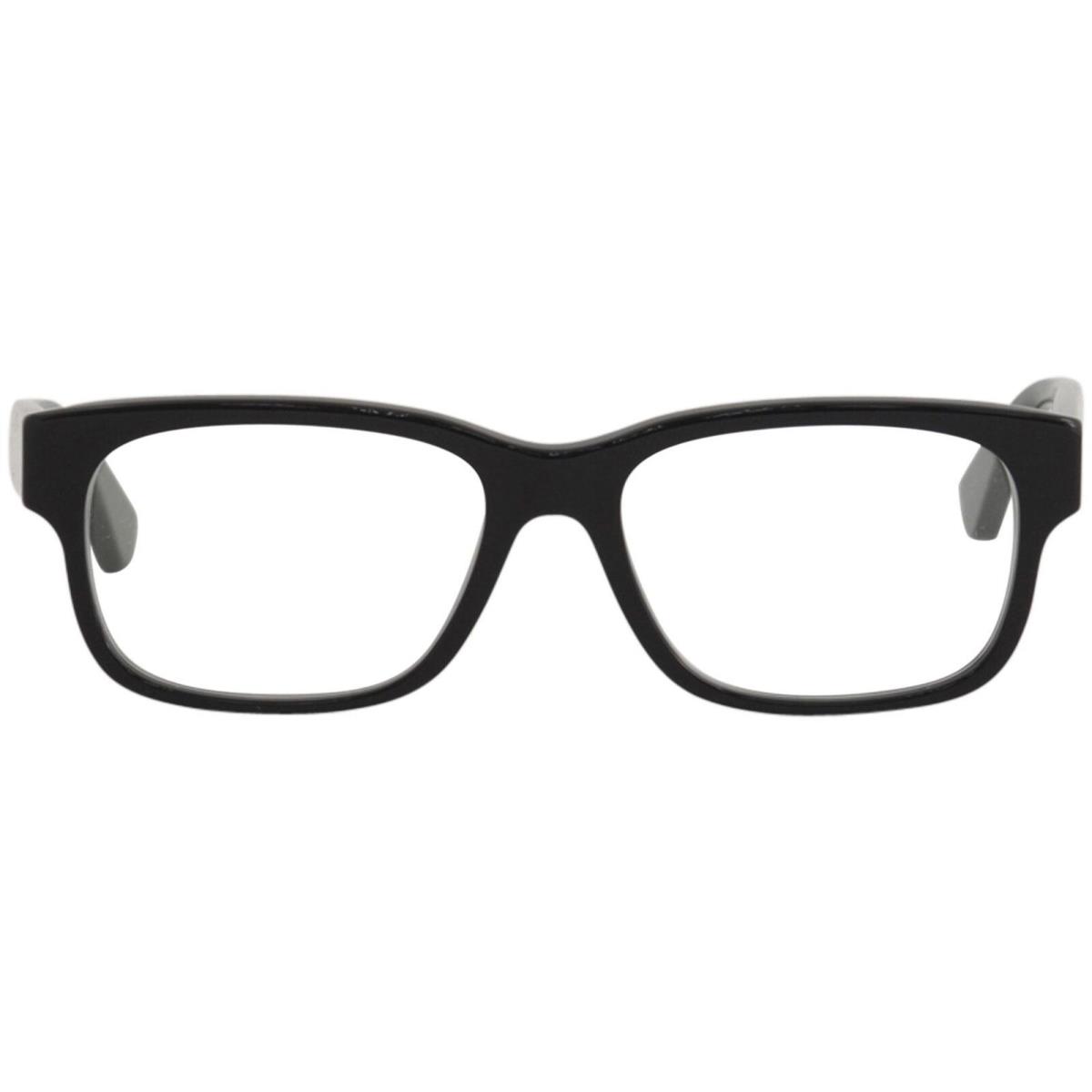 Men`s Gucci Black Designer Eyeglasses W/signature Red/green Temples