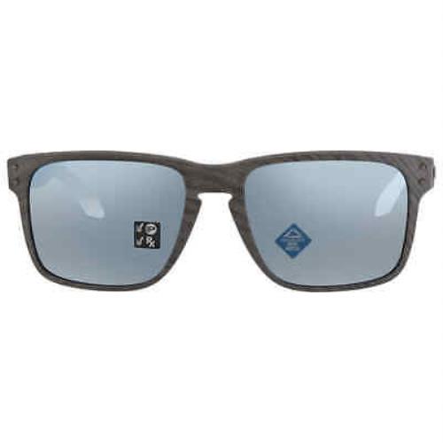 Oakley Holbrook XL Prizm Deep Water Polarized Square Men`s Sunglasses OO9417 - Frame: Gray, Lens: Blue
