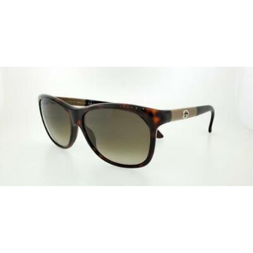 Gucci Sunglasses 3613/S 06ESEU Black Frame with Grey Gradient Lenses