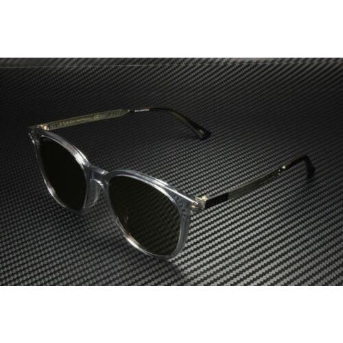 Gucci GG0830SK 004 Grey Brown Round Oval Men`s Sunglasses 54 mm
