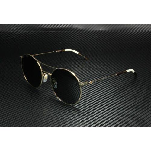 Gucci GG0680S 001 Round Oval Gold Grey Women`s Sunglasses 56 mm