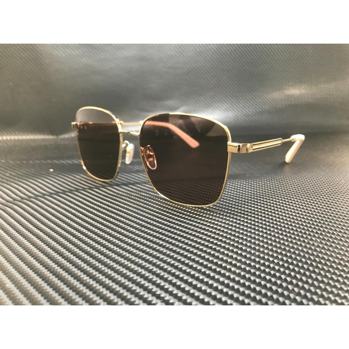 Gucci GG0852SK 004 Gold Brown Square Women`s Sunglasses 58 mm