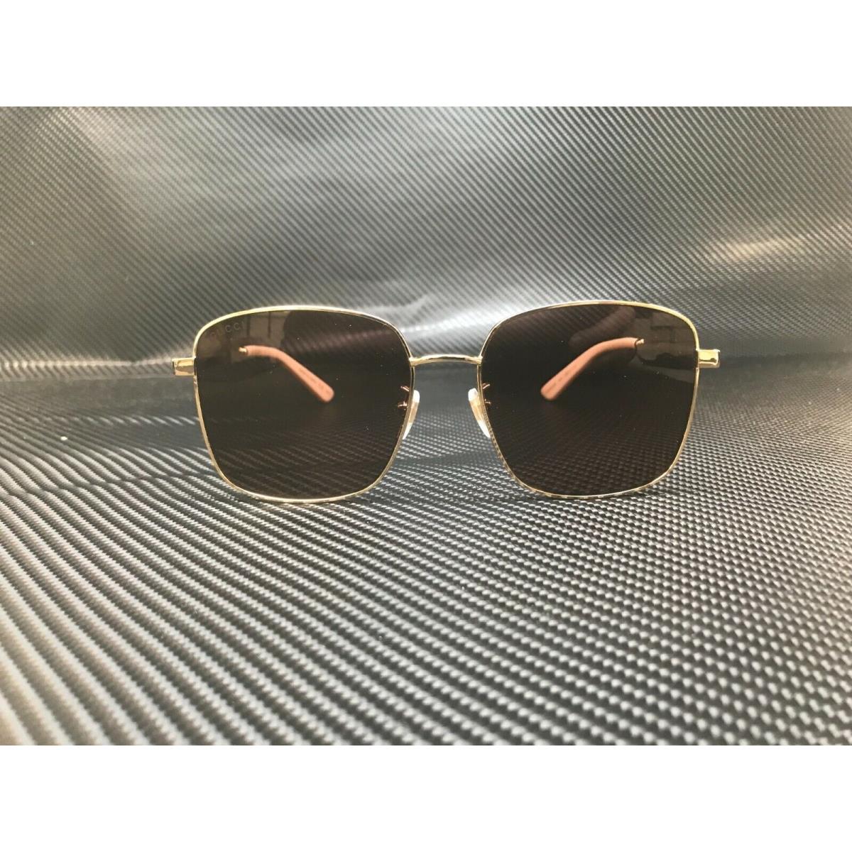 Gucci sunglasses  - Gold Frame, Brown Lens