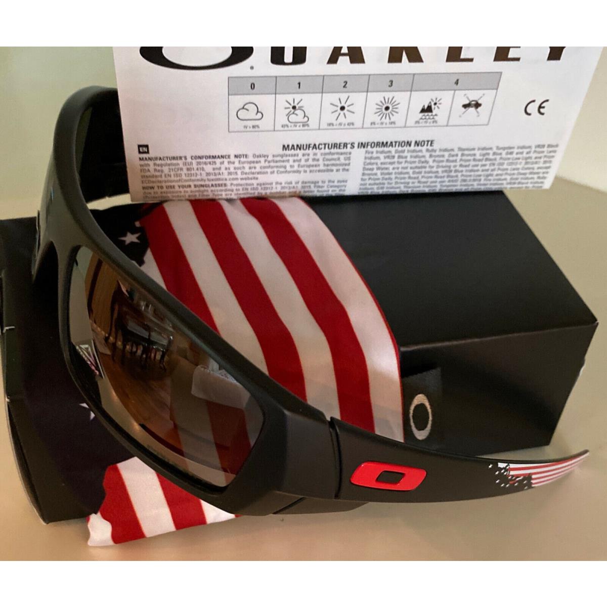 Oakley Prizm Polarized Gascan OO9014-6360 Matte Black Stars Stripes Made IN  Usa - Oakley sunglasses - 888392491305 | Fash Brands