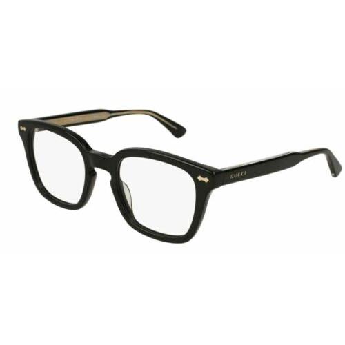 Gucci GG0184O 001 Black Square Unisex Eyeglasses