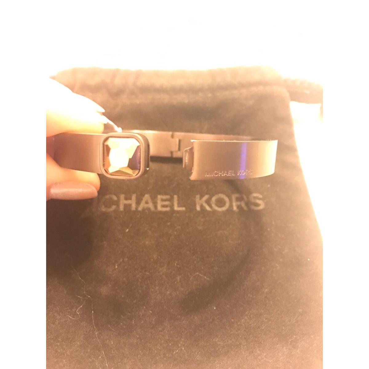 Michael Kors Women`s Colored Crystal Bangle Bracelet /