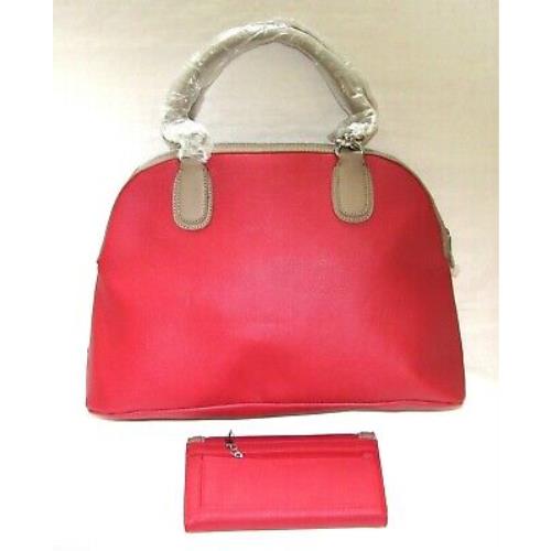 Handbag GUESS Red in Cotton - 40318120