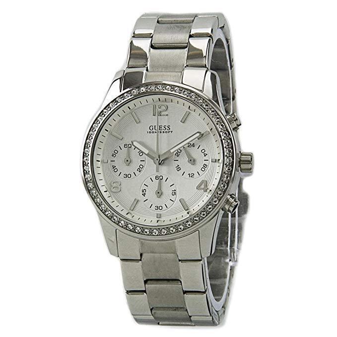 Guess Chronograph Silver 100M Ladies Watch U13593L1