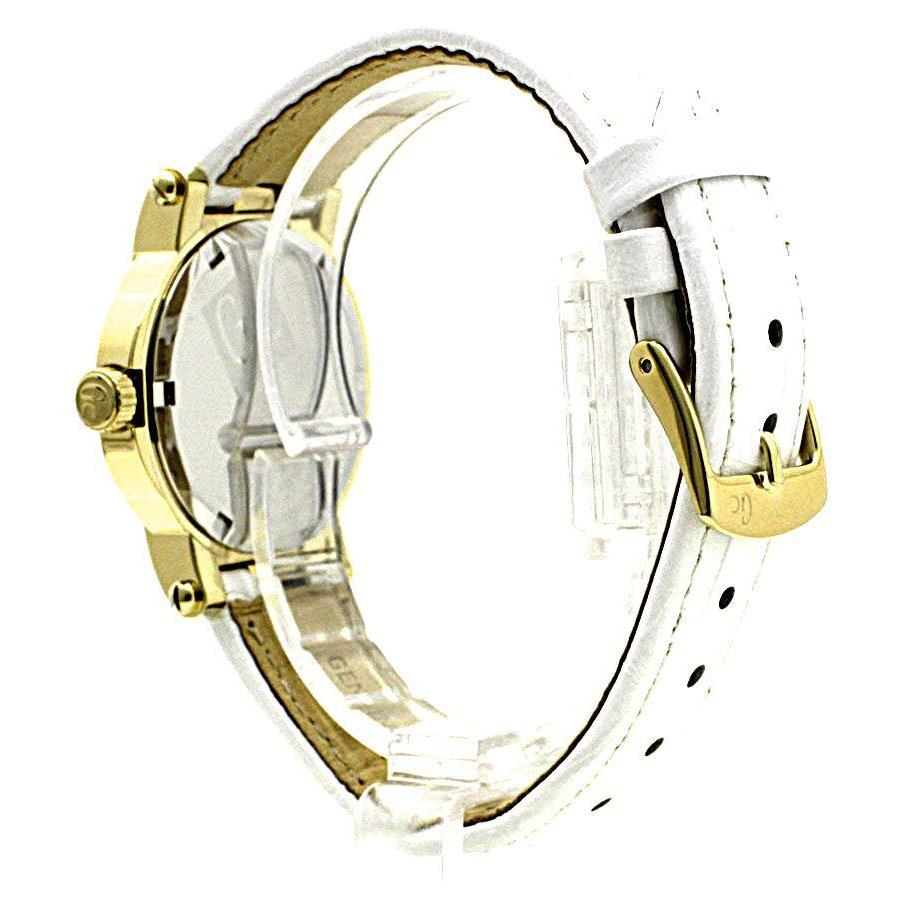 Guess Collection GC Women`s Demoiselle Gold Tone Leather Mother-of Pearl Watch