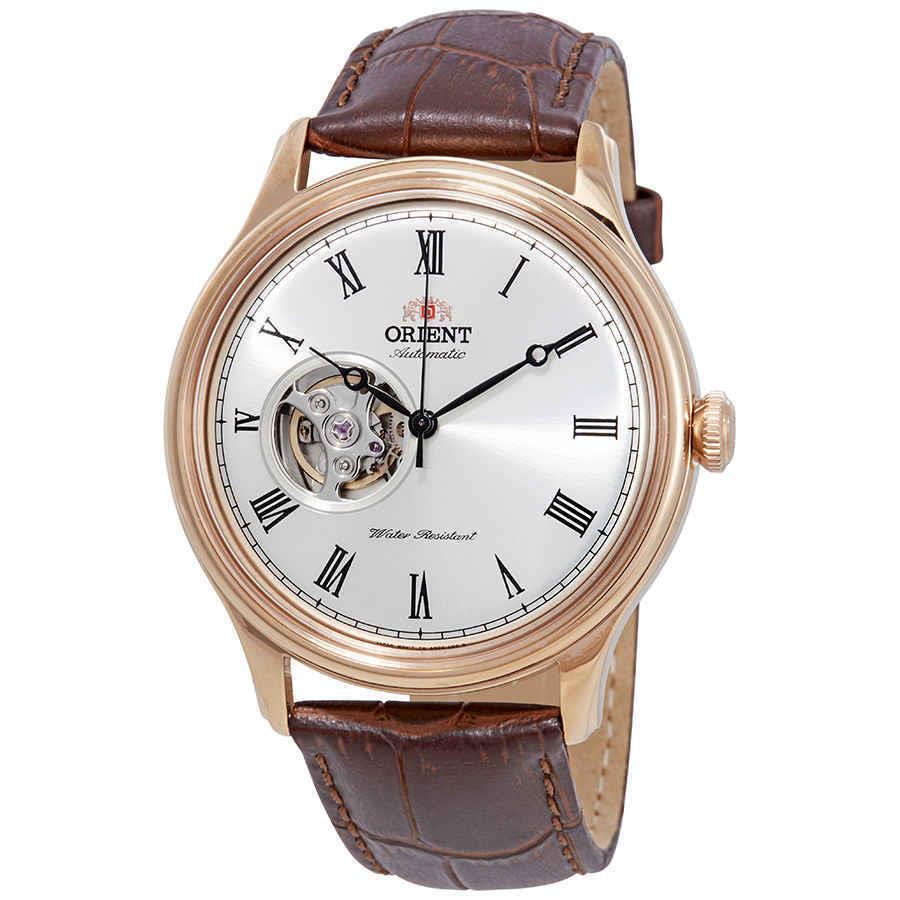 Orient Open Heart Automatic White Dial Men`s Watch FAG00001S0