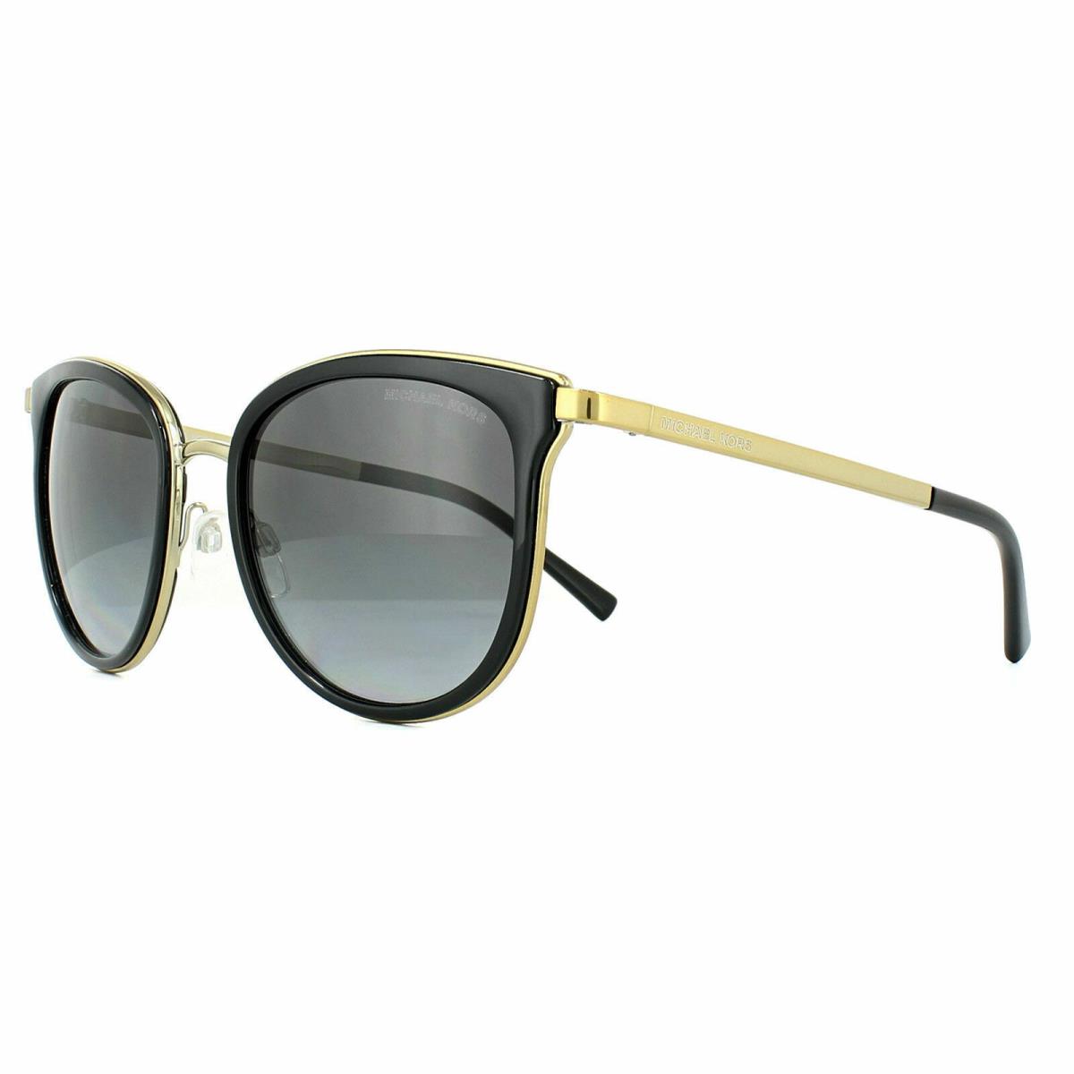 Michael Kors Sunglasses 1100T3 MK1010 Gold Black/ Gray Lens 54mm ST