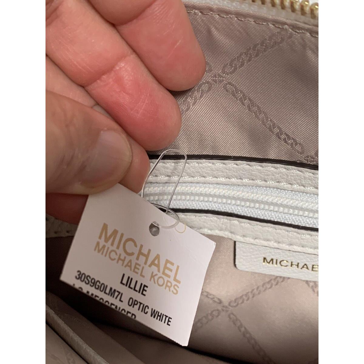 Michael Kors  bag  Lillie - White Exterior, Beige Lining, Gold Hardware 3