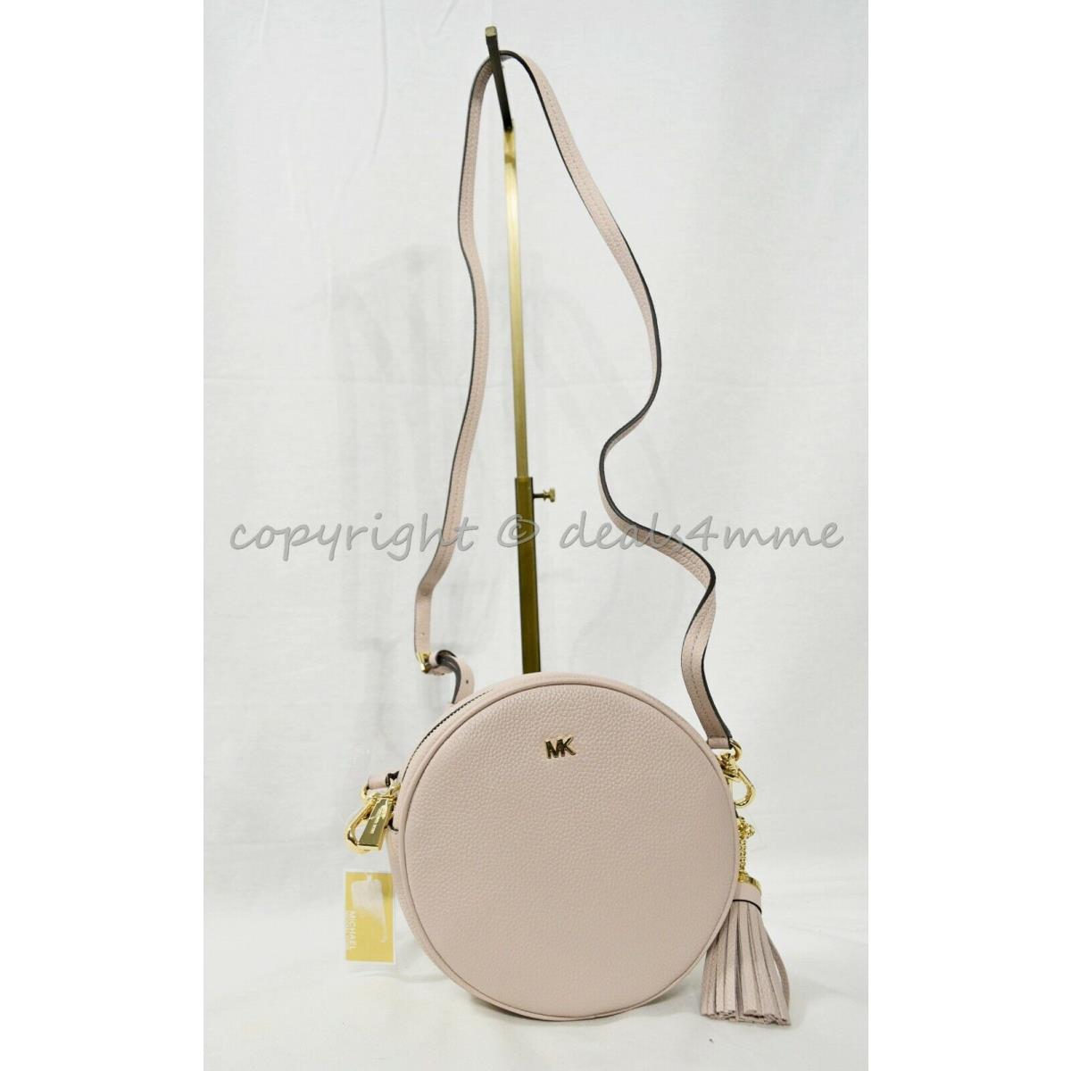 Michael Kors 32T8GF5N3L Pebbled Leather Canteen Crossbody shoulder