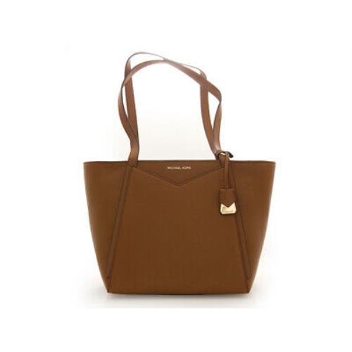 Michael Kors Medium Honey Brown Color Textured Leather Tote Bag 38F9GWHT1L230