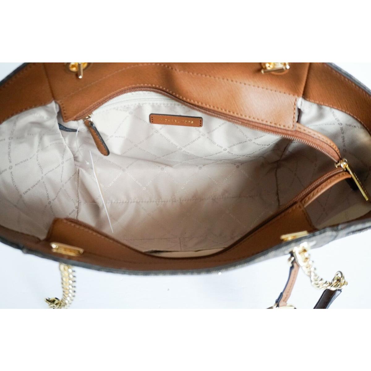 Michael Kors  bag  Jet Set Travel - Beige Lining, Gold Hardware, brown Manufacturer 7