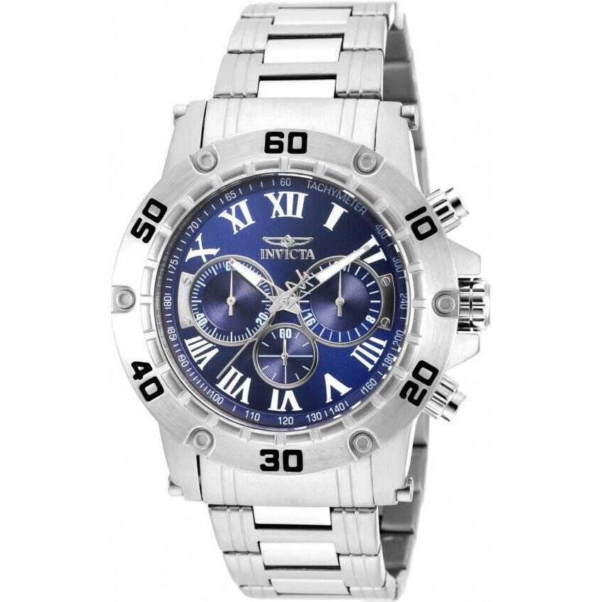 Invicta Men`s 19697 Specialty Analog Display Japanese Quartz Silver Tone Watch