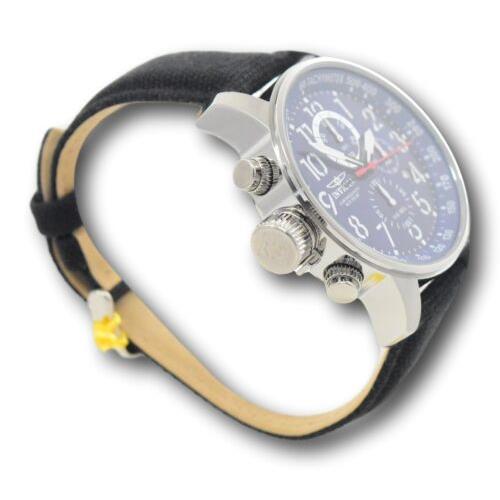 Invicta watch  - Dial: Blue, Band: Black, Bezel: Silver 0