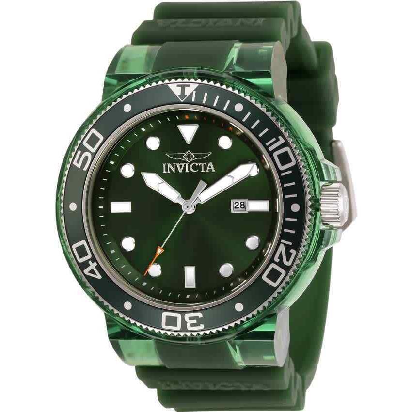 Invicta Pro Diver Quartz Green Dial Men`s Watch 32332