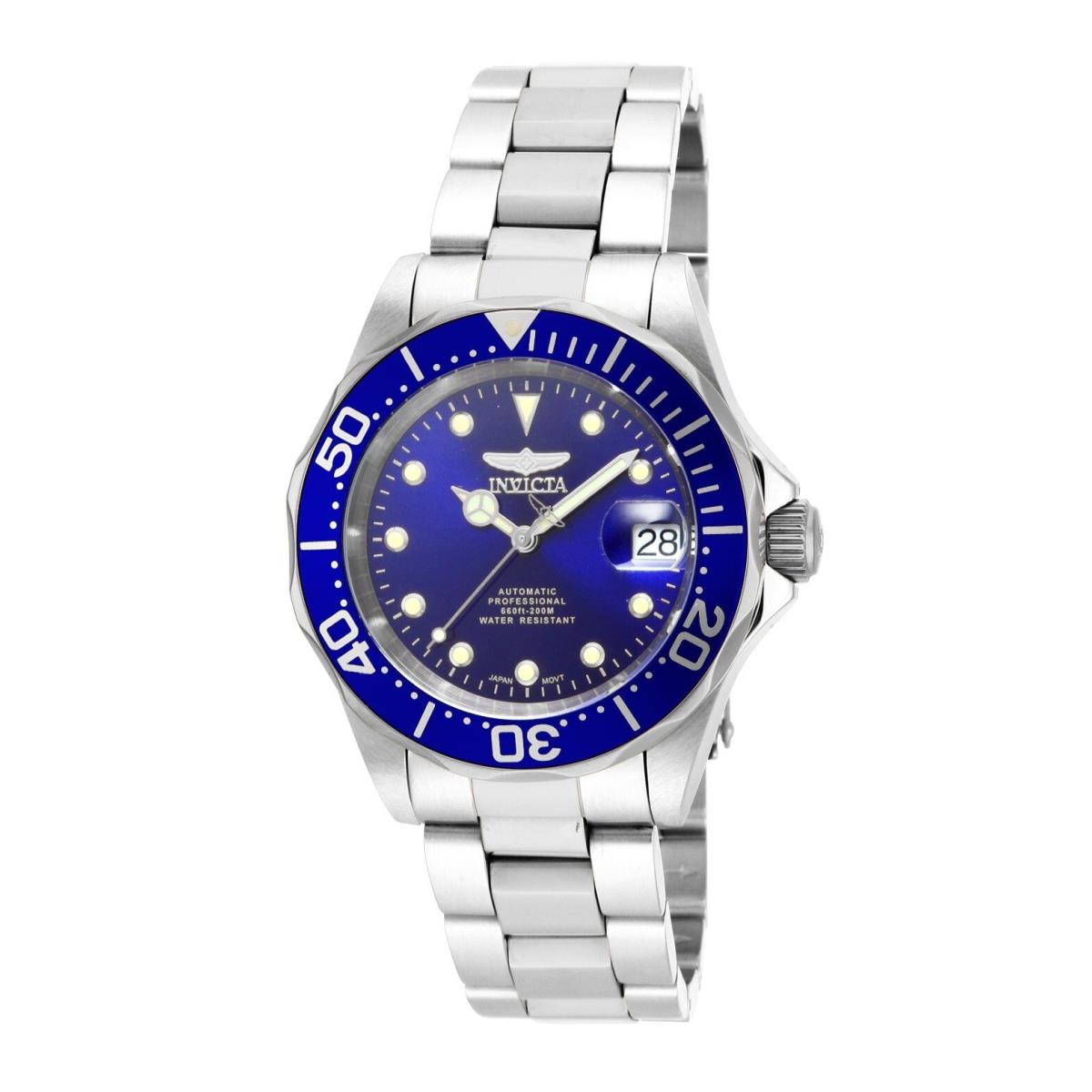 Invicta Men`s 17040 Pro Diver Analog Display Japanese Automatic Silver-tone