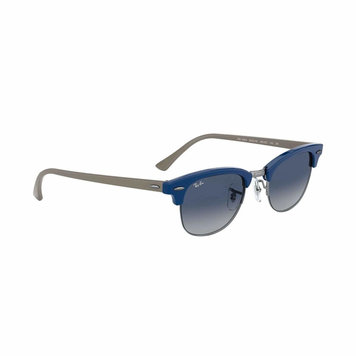 RB4354-6422/4L Ray-ban Round Nylon Sunglasses - Frame: Multicolor, Lens: Blue