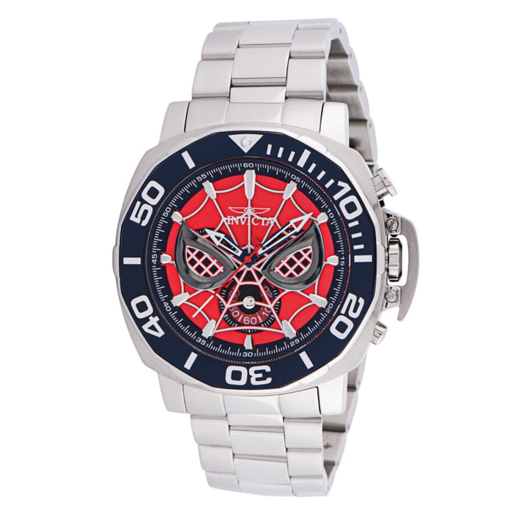 Invicta Marvel Spiderman Mens 48mm Limited Edition Chronograph Watch 35096