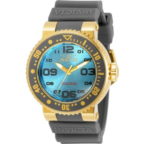 Invicta Women`s 32555 Pro Diver Quartz 3 Hand Ocean Blue Dial Watch