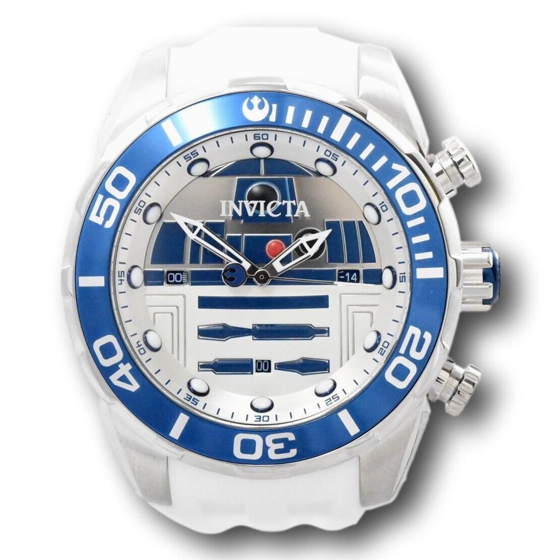 Invicta Star Wars Men`s 50mm R2-D2 Limited Edition Chronograph Watch 35084