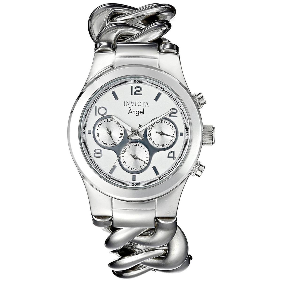 Invicta 15139 Angel Silver Dial Stainless Steel Chronograph Women`s Watch